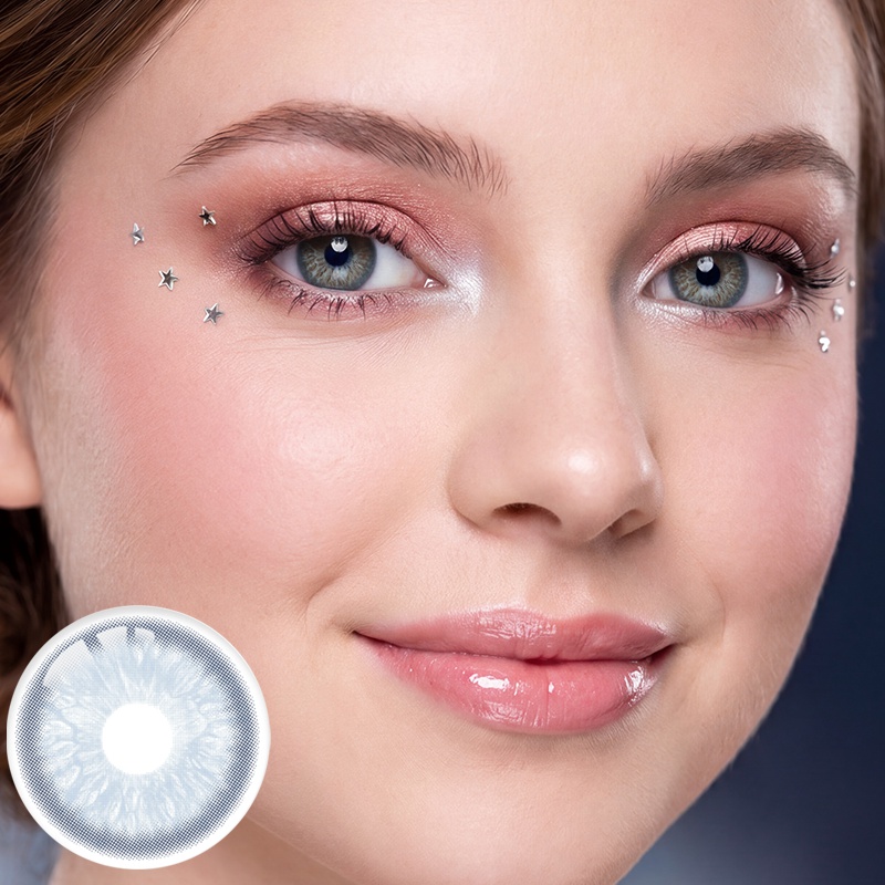 Love Letter Blue Yearly Contact Lenses | 2 Pcs