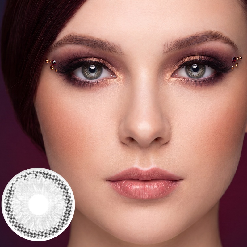 Love Letter Grey Yearly Contact Lenses | 2 Pcs