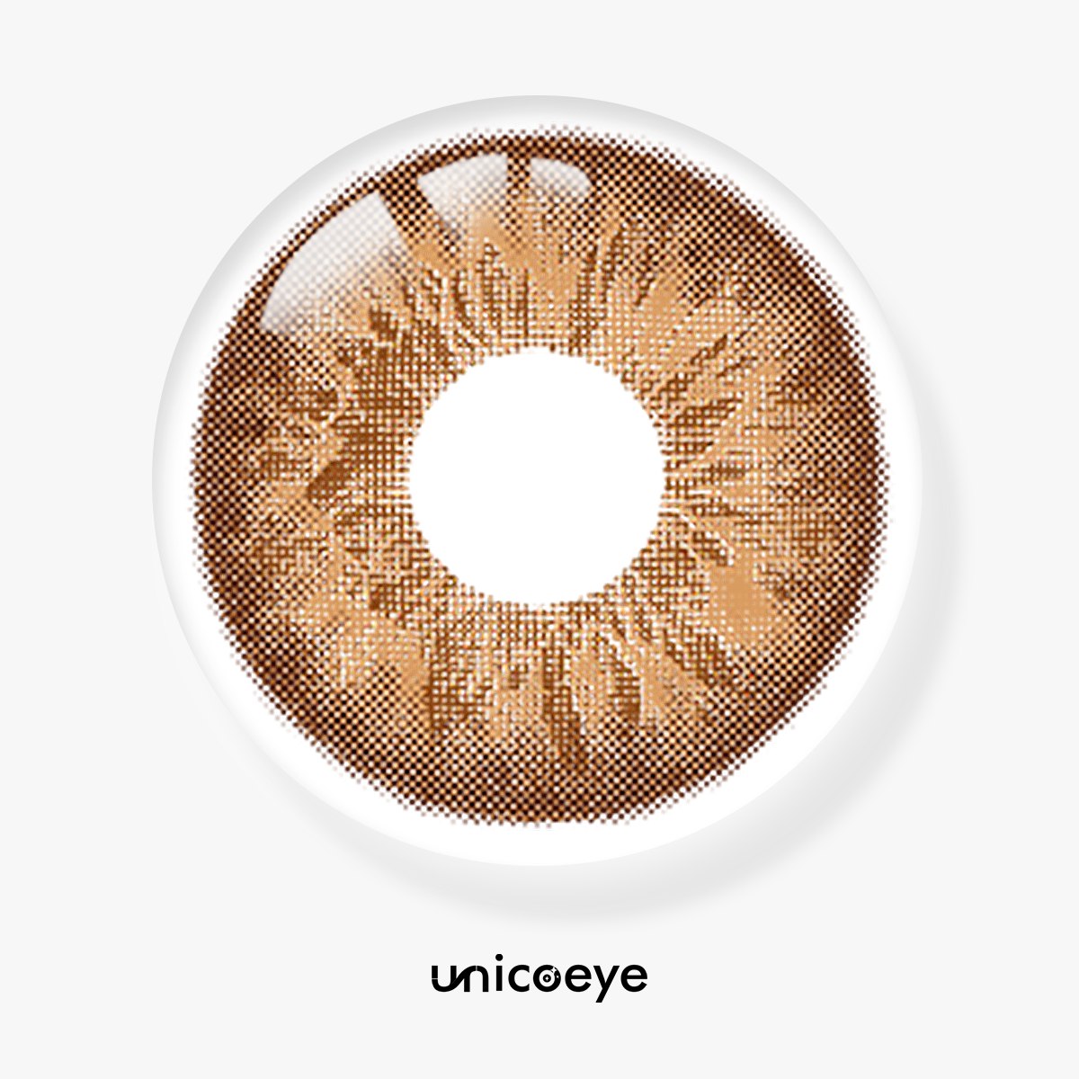Solar Flare Brown Yearly Contact Lensess | 2 Pcs