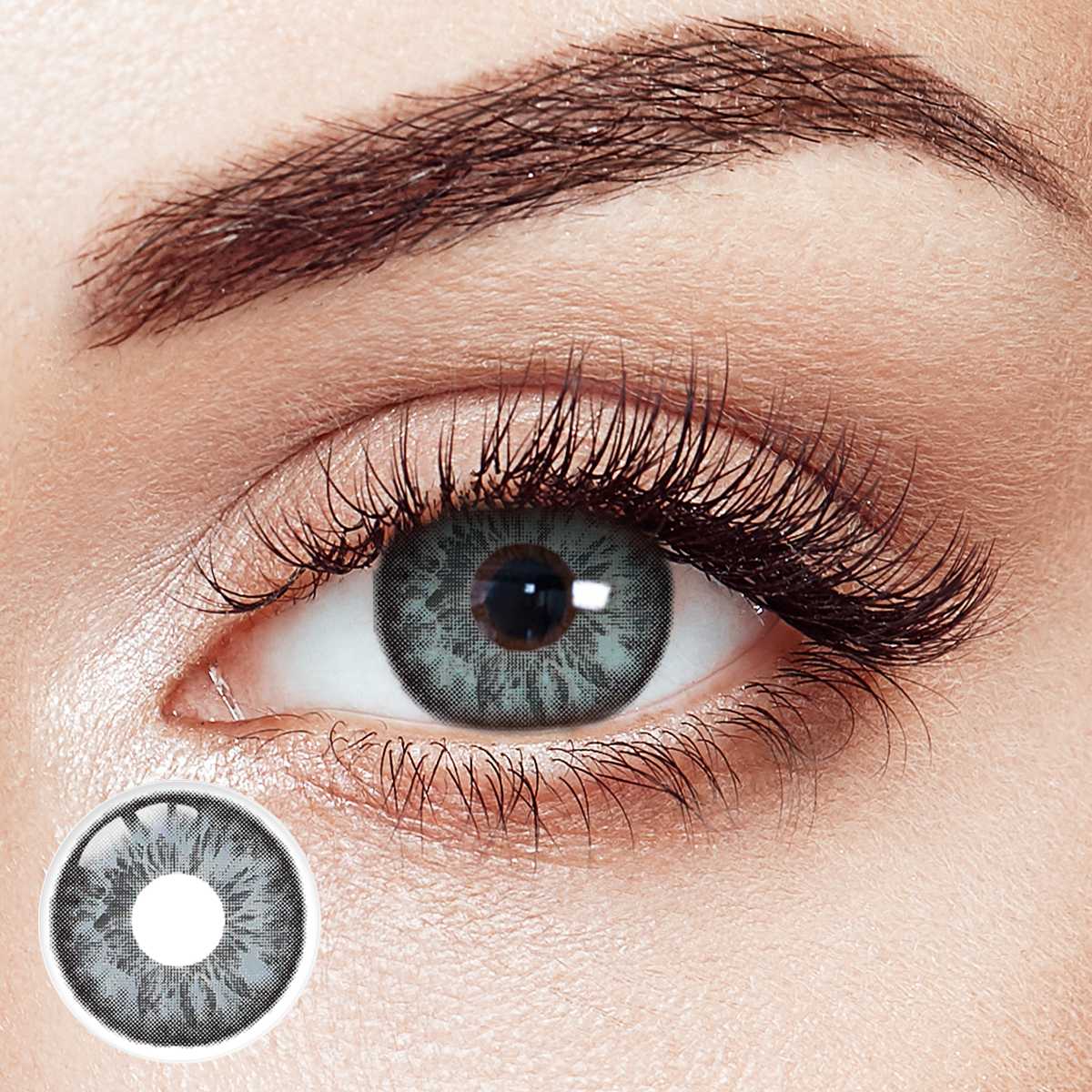 Solar Flare Blue Yearly Contact Lenses | 2 Pcs