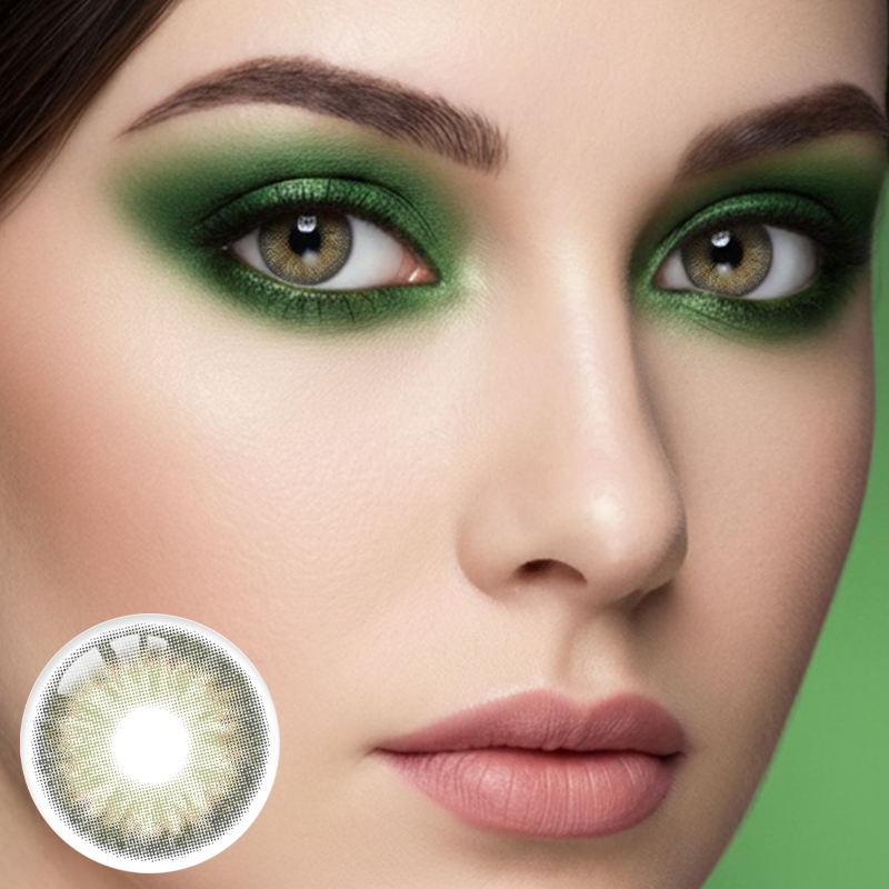 Sunstone Green Yearly Contact Lenses | 2 Pcs