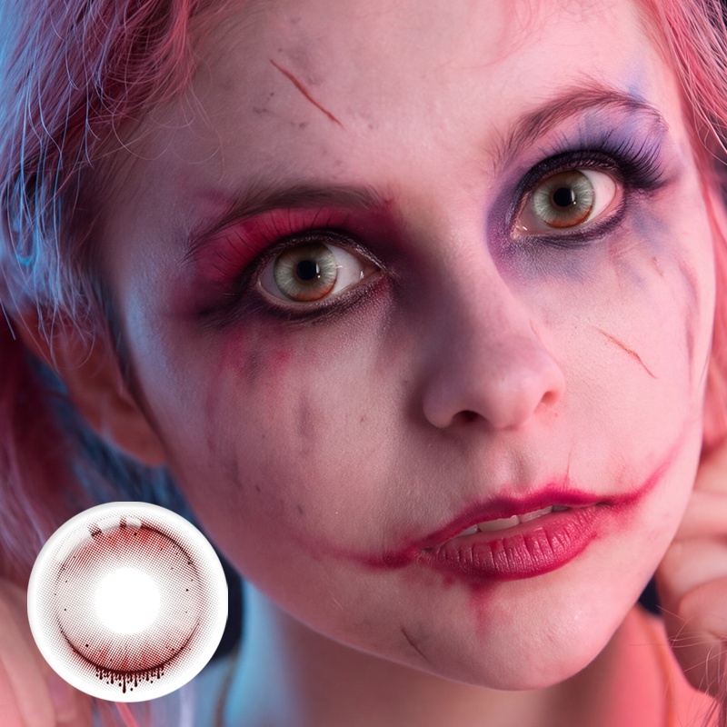 Witch's Tears Red Costume Yearly Contact Lenses | 2 Pcs