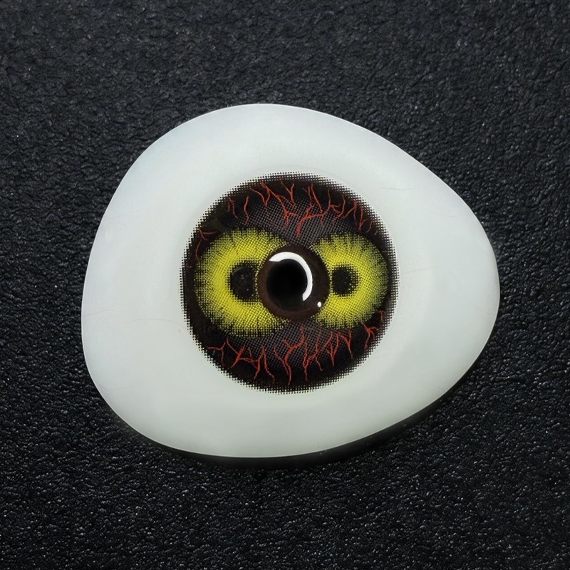 Venom Twins Black Costume Yearly Contact Lenses | 2 Pcs