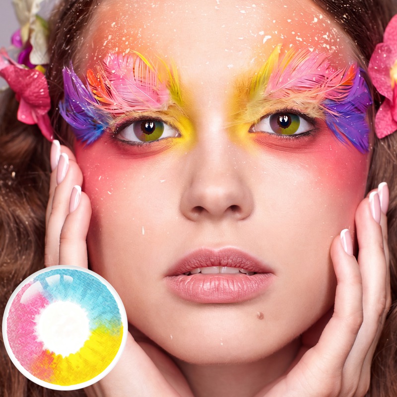 Candy Prism Costume Yearly Contact Lenses | 2PCS