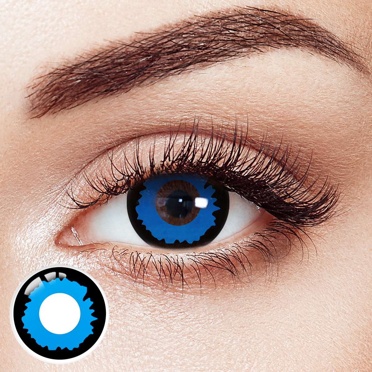 Gear Blue Costume Yearly Contact Lenses | 2 Pcs