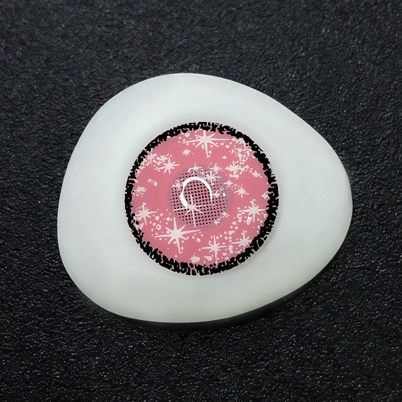 Galaxy Pink Costume Yearly Contact Lenses | 2 Pcs