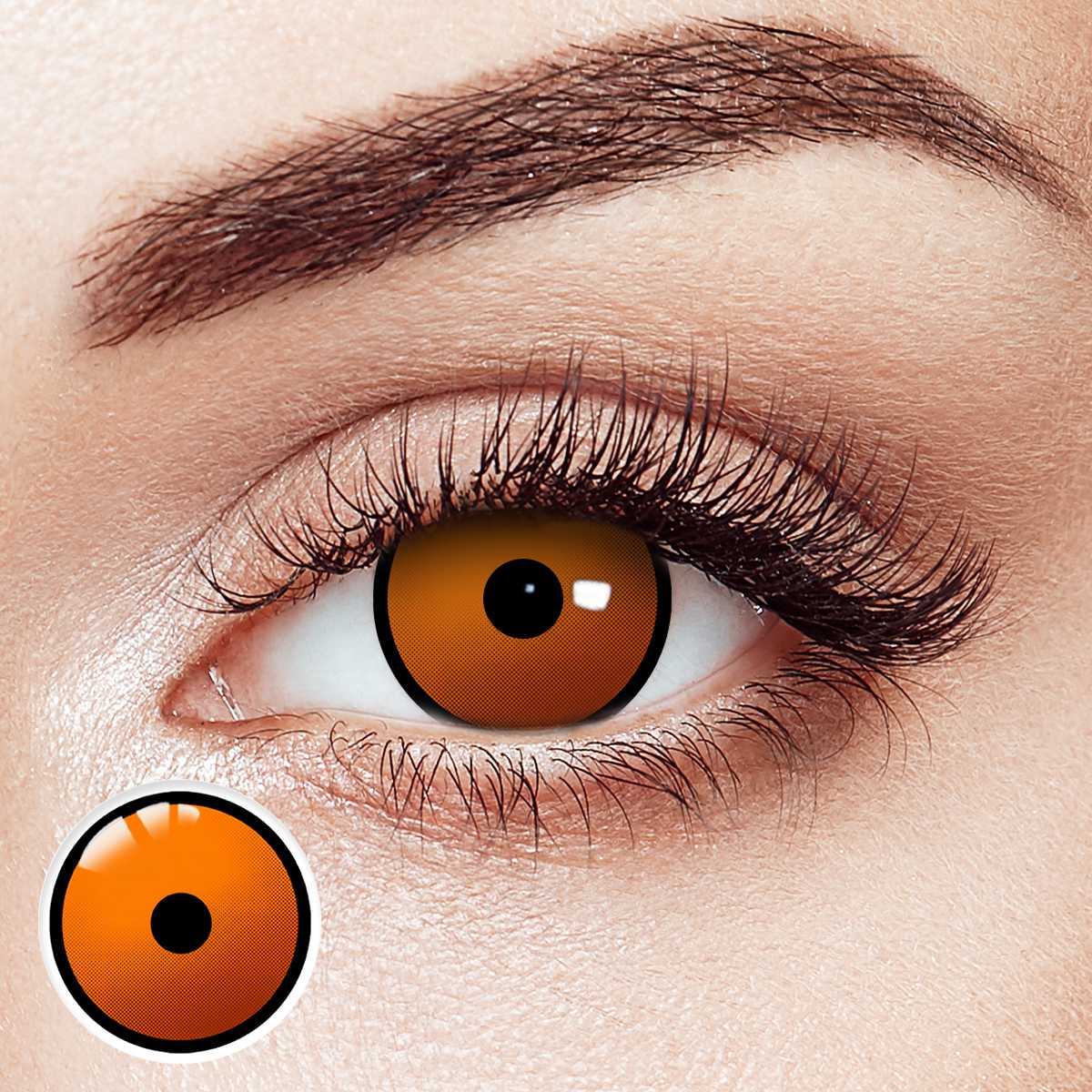 Obsidian Yellow Costume Yearly Contact Lenses | 2 Pcs