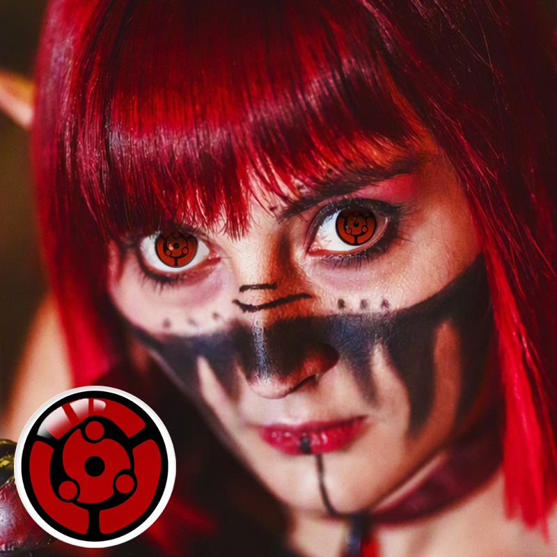 Uchiha Madara Red Costume Yearly Contact Lenses | 2 Pcs