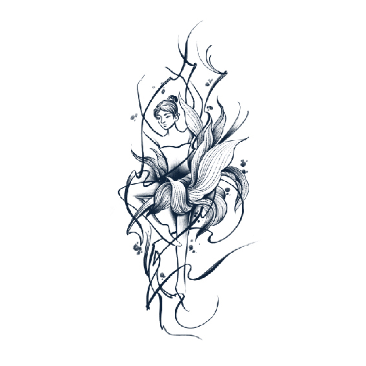 Floral Dance Tattoos