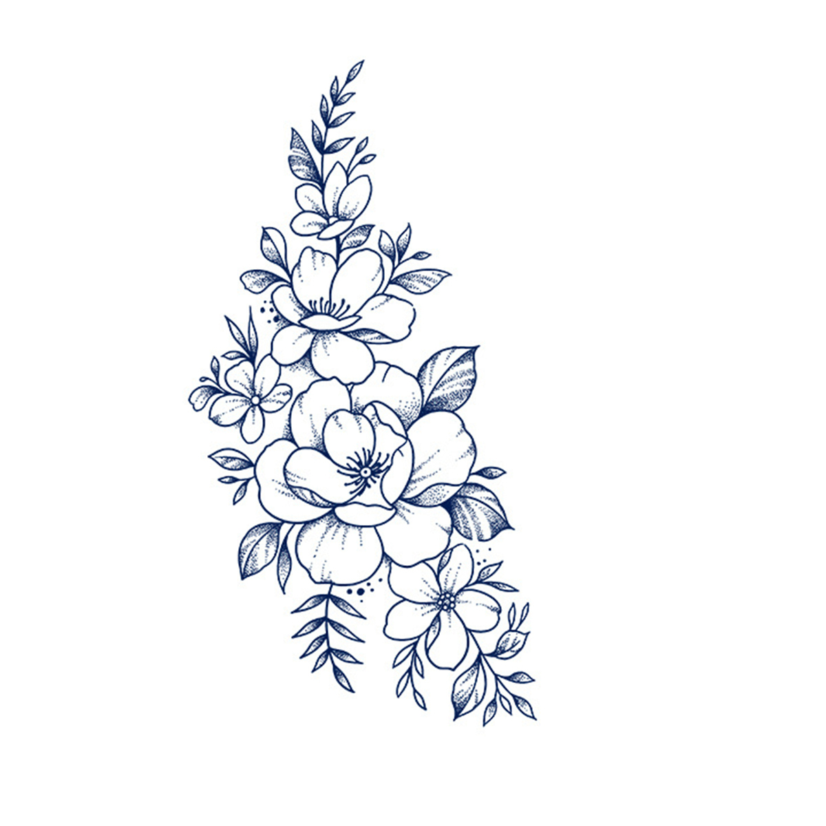 Grace in Growth Flower Tattoos