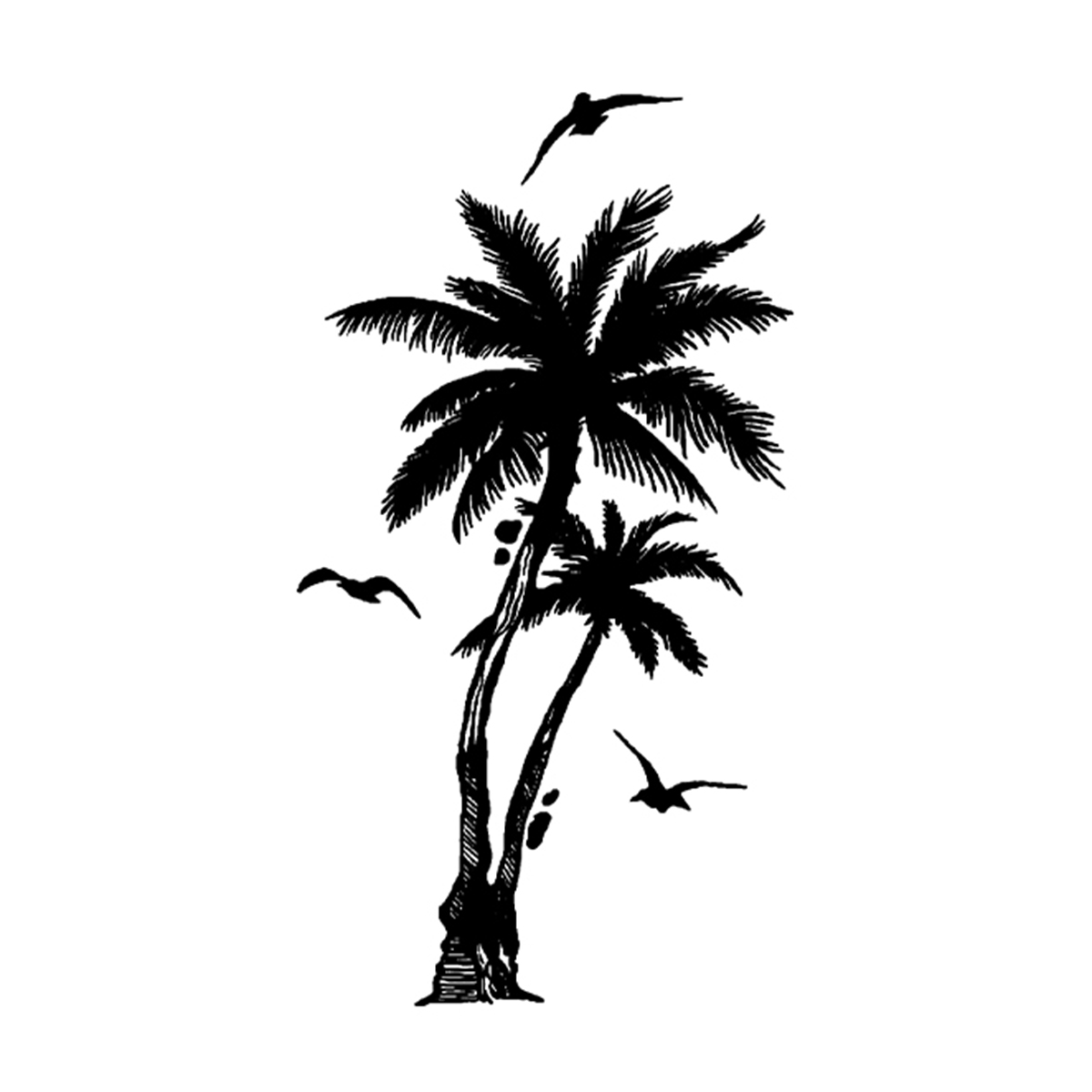 Island Breeze Palm Tattoos