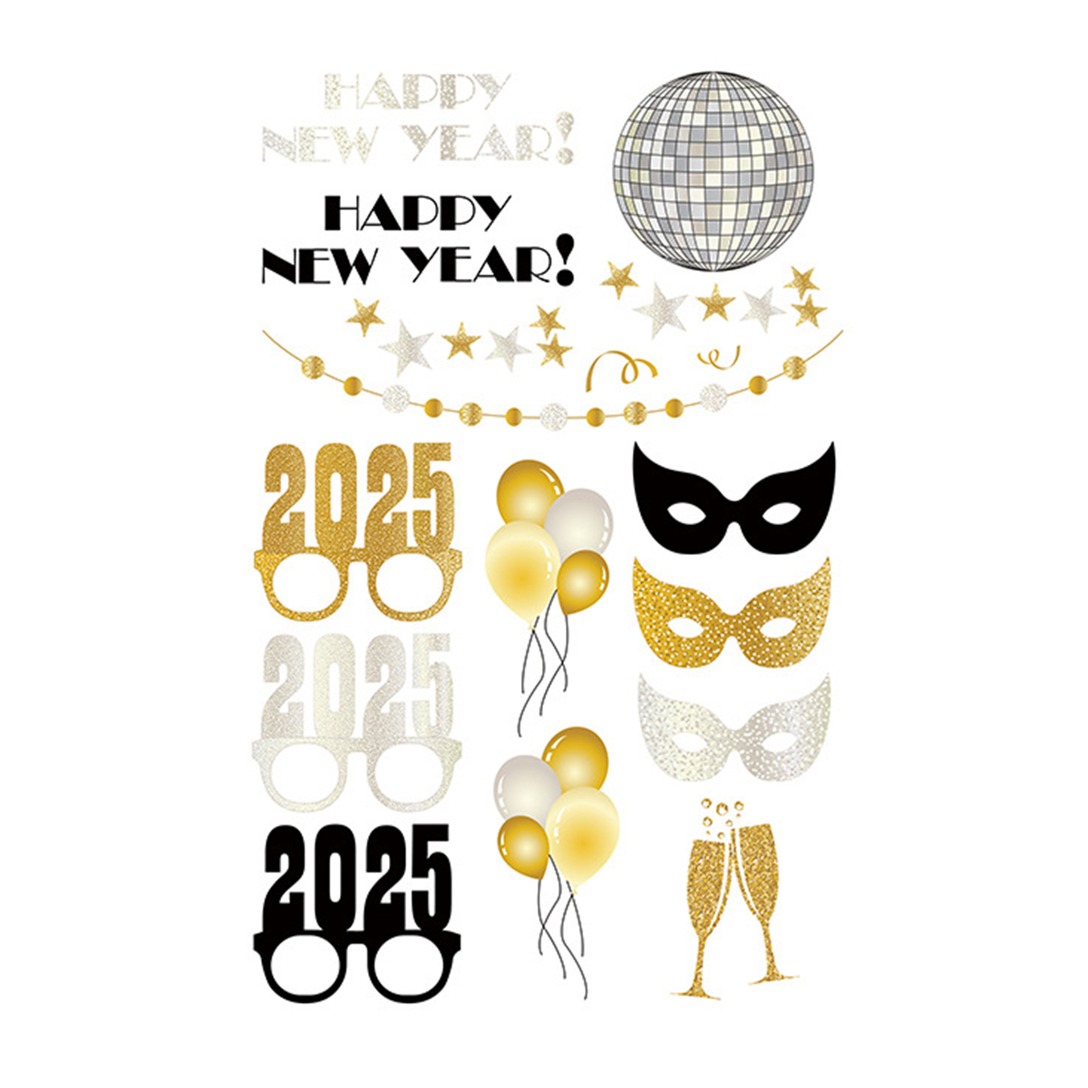 Golden Gala Glamour Tattoos