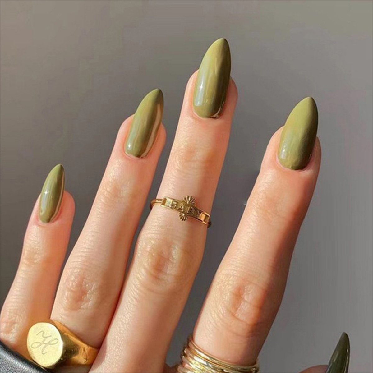 Sassy Pistachio Green Nails