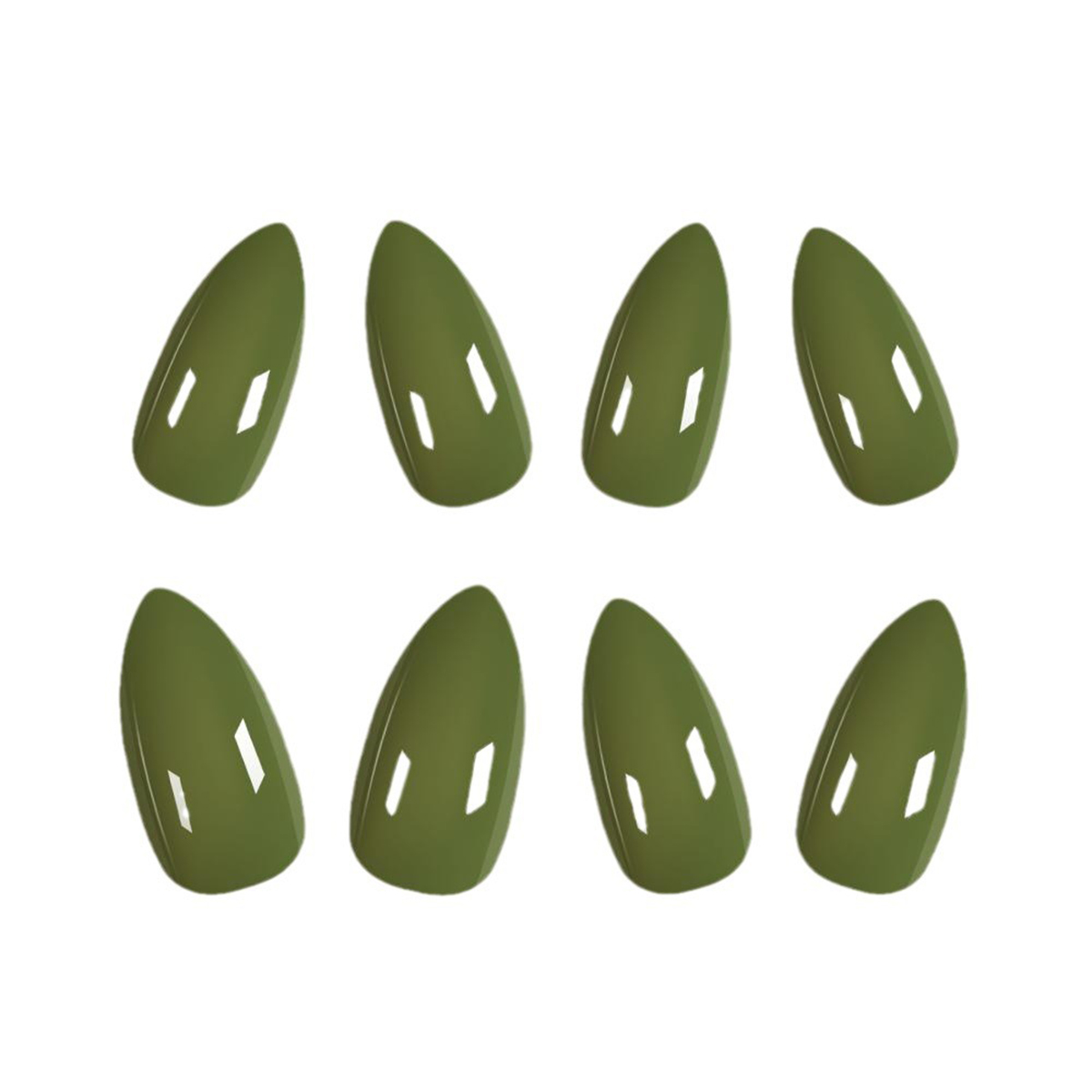 Sassy Pistachio Green Nails