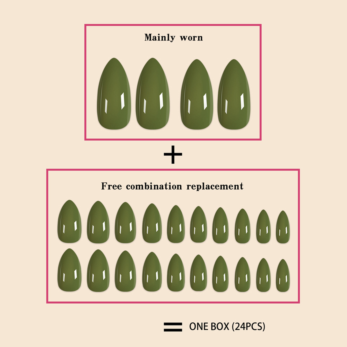 Sassy Pistachio Green Nails