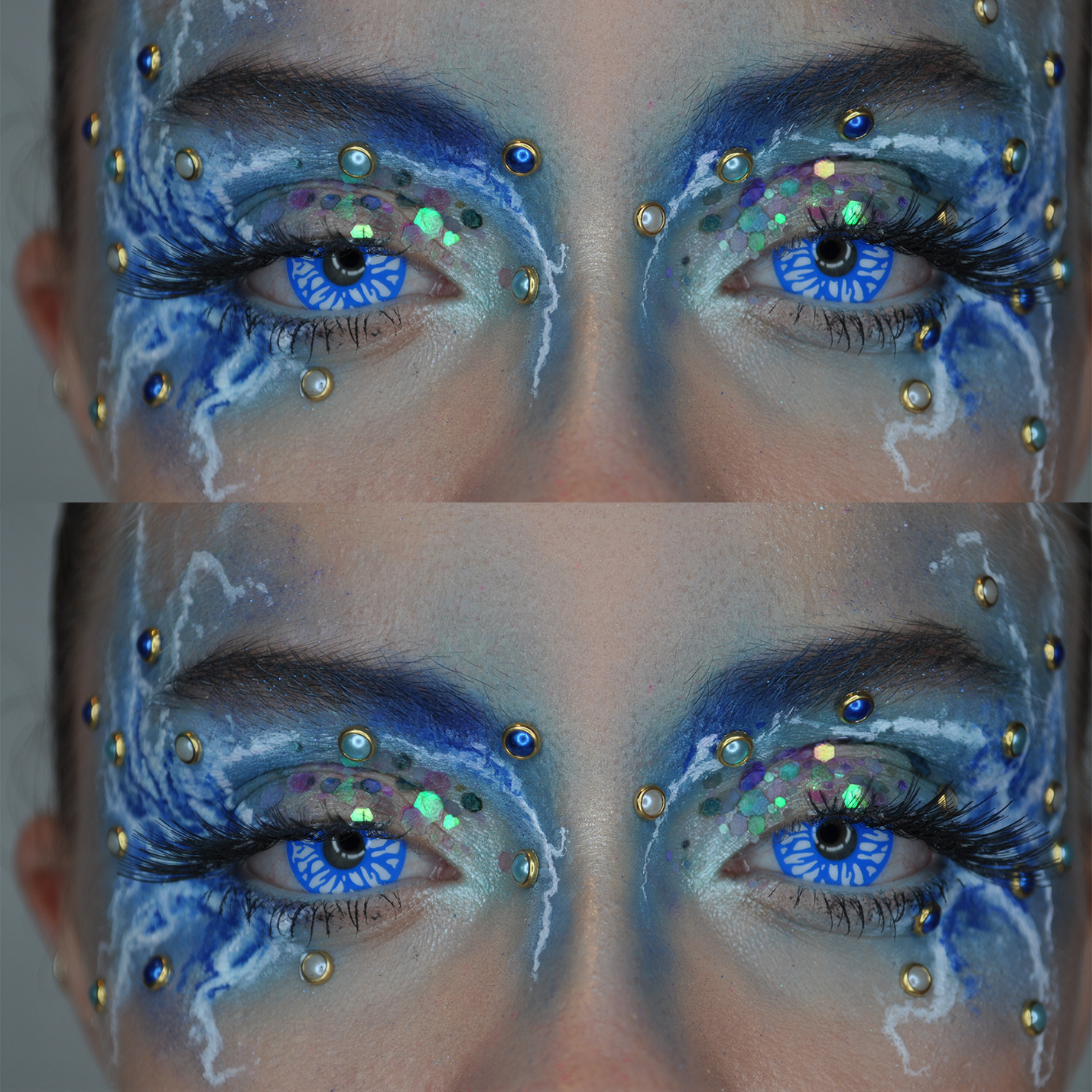 Underworld Selene Blue Costume Yearly Contact Lenses