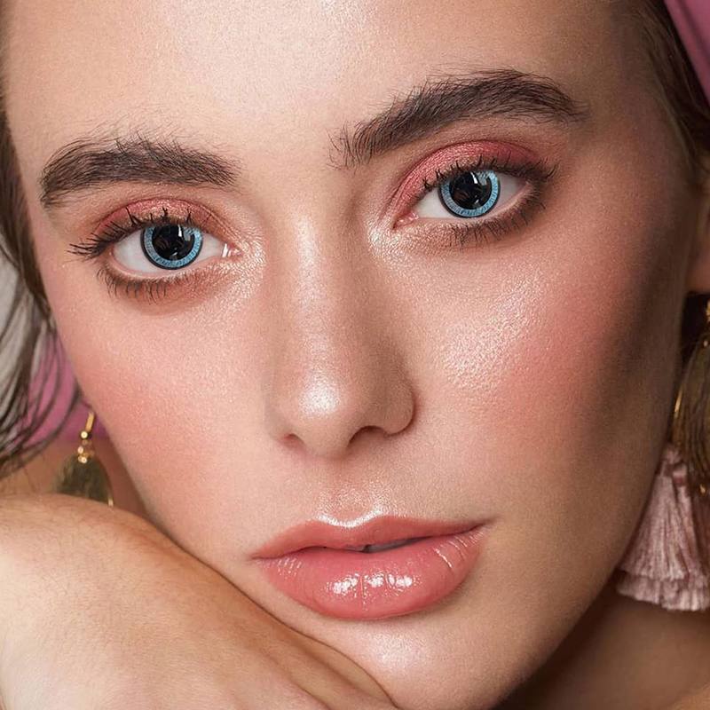 Eagle Nebula Blue Costume Yearly Contact Lenses