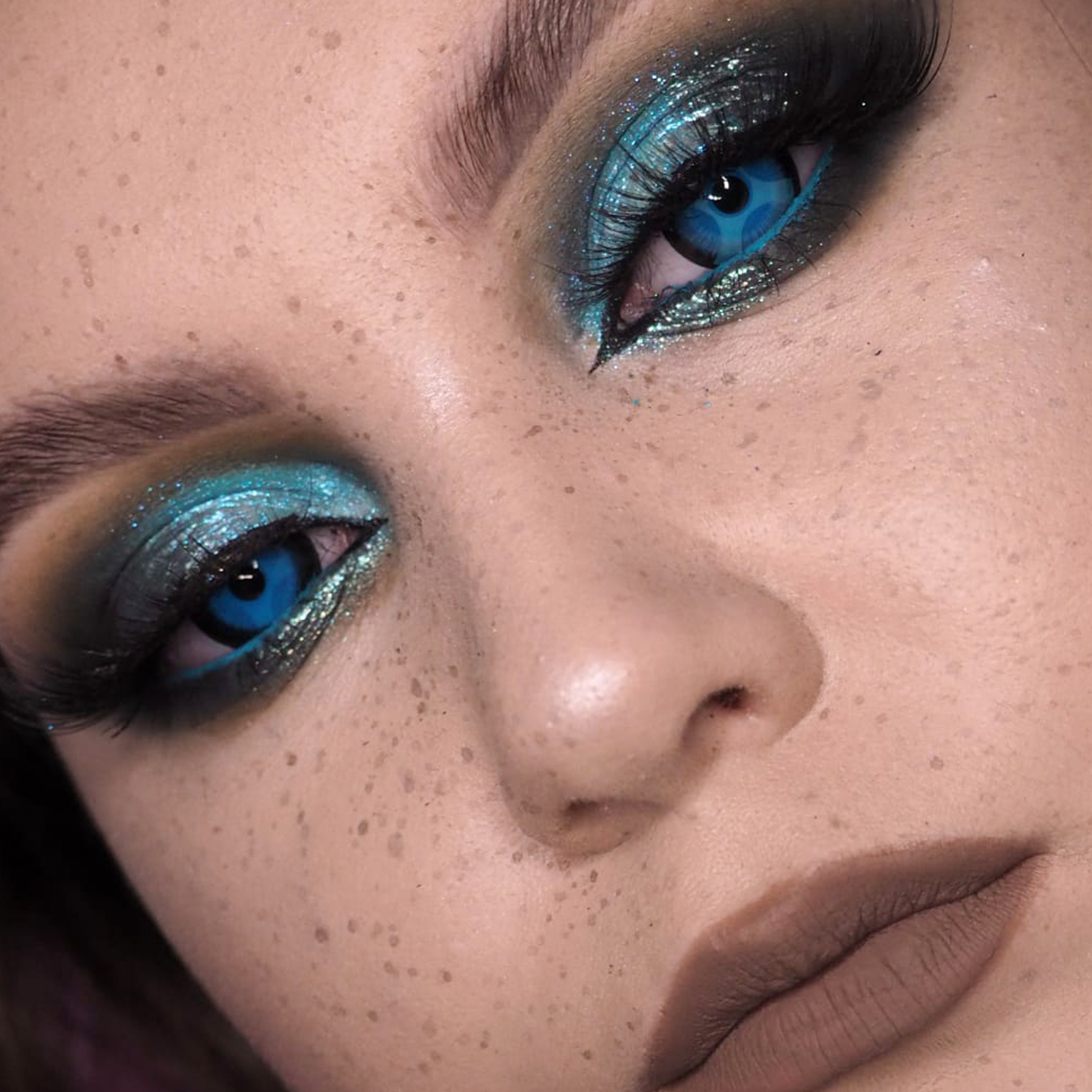 Decim-Eye Blue Costume Yearly Contact Lenses