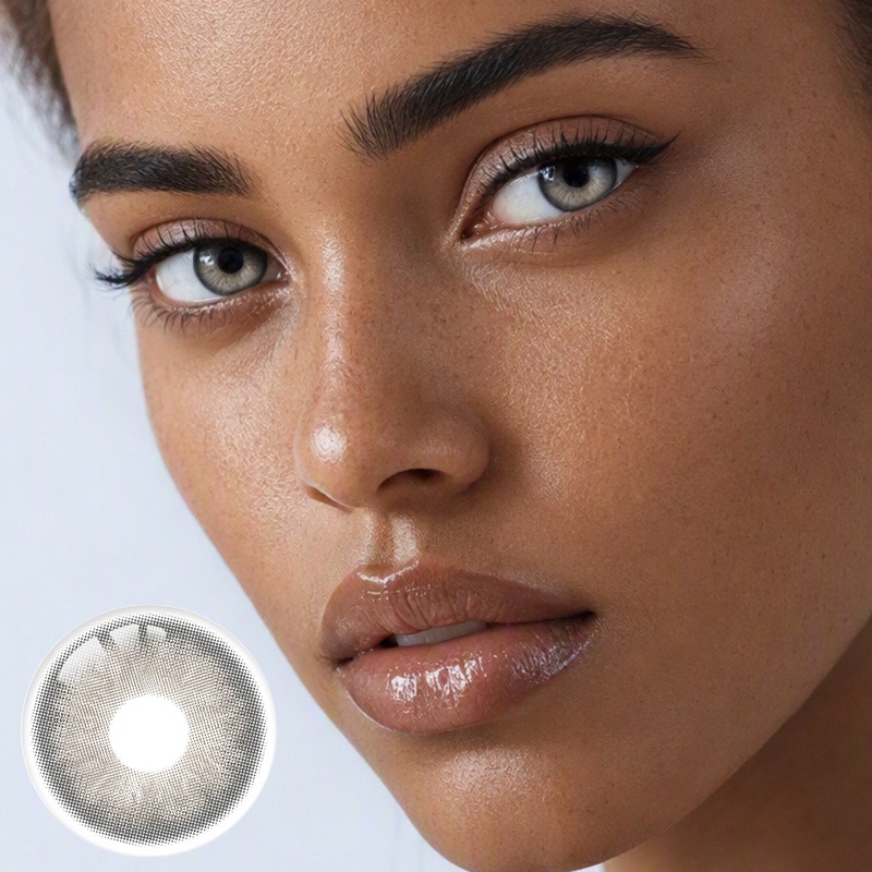 Moonstone Dew Grey 6 Months Contact Lenses | 2 Pcs