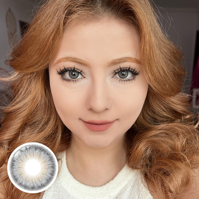 Glaucous Gray Yearly Contact Lenses