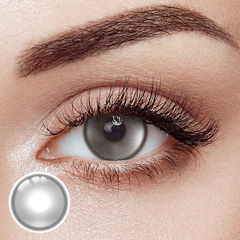 Pearl Maiden Gray Prescription Yearly Contact Lenses