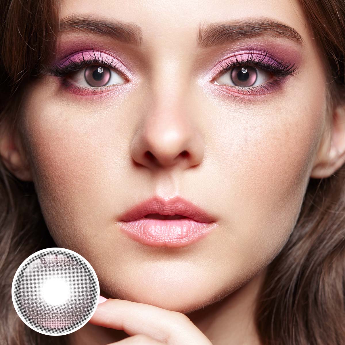 Ballet Light Pink Prescription Yearly Contact Lenses