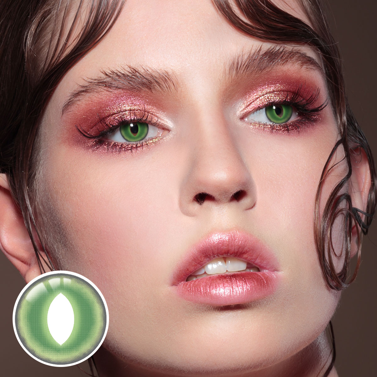 Sylvan Green Costume Yearly Contact Lenses