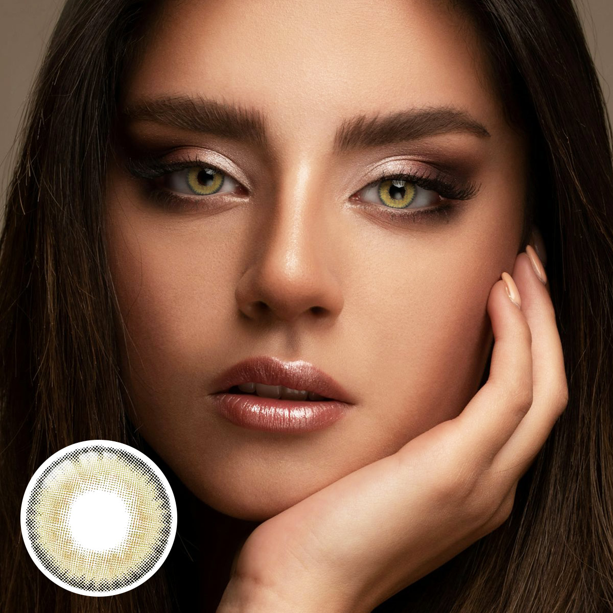 LA Girl Brown Yearly Contact Lenses