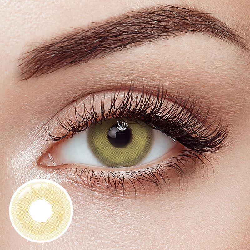 Pixie Brown Prescription  Yearly Contact Lenses