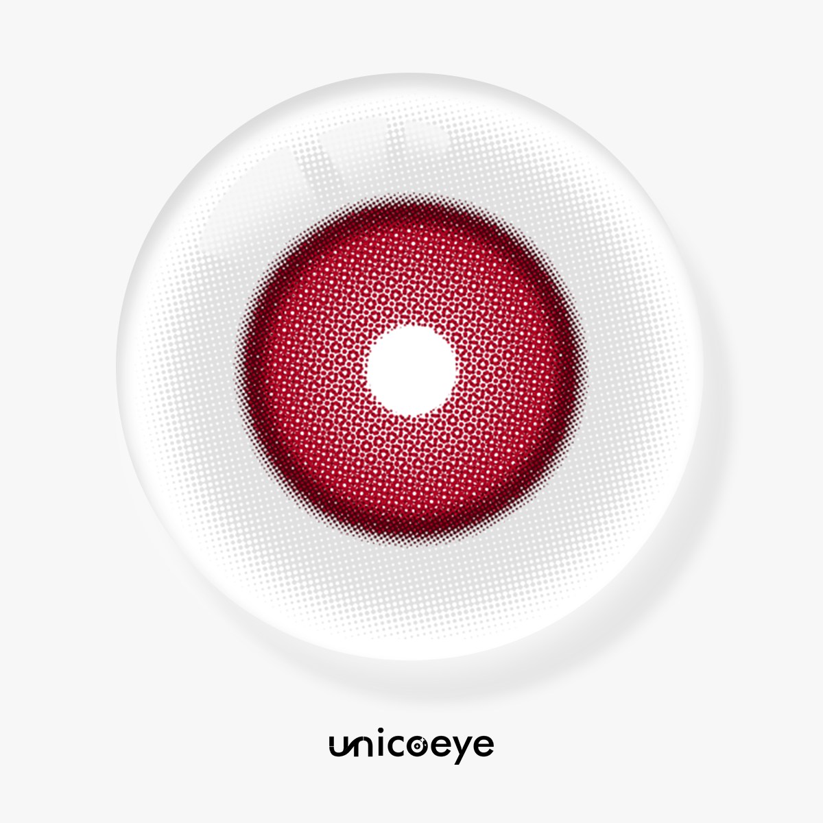 Ghoul Red Costume Yearly Contact Lenses | 2 Pcs