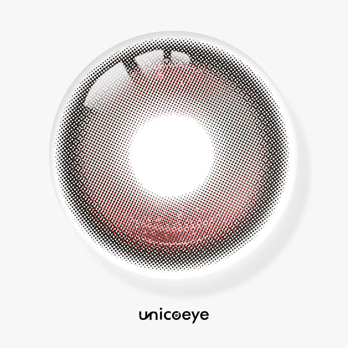 Goofy Princess Red Prescription Yearly Contact Lenses | 2 Pcs