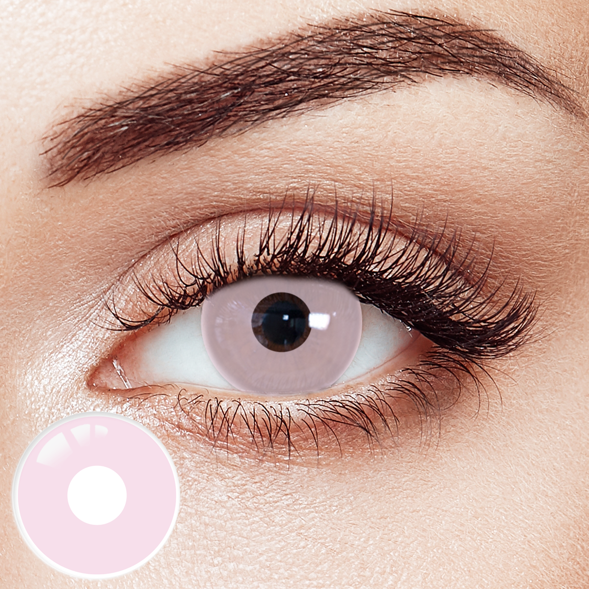 Nightmare Pink Costume 6 Months Contact Lenses | 2 Pcs
