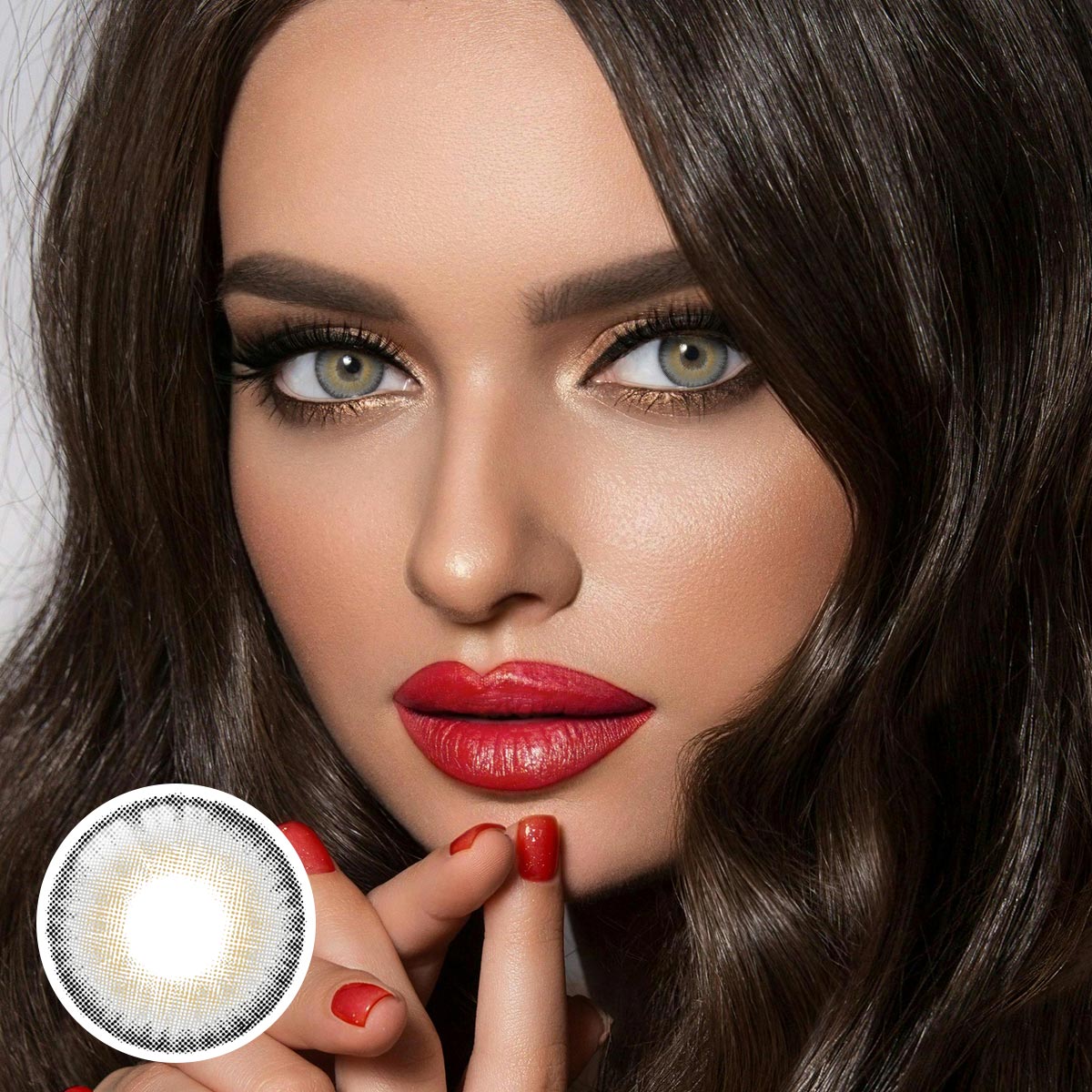 LA Girl Gray Yearly Contact Lenses