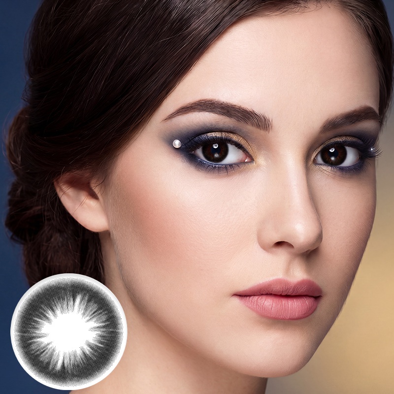 Pearl Cream Gray 6 Month Contact Lenses | 2 Pcs