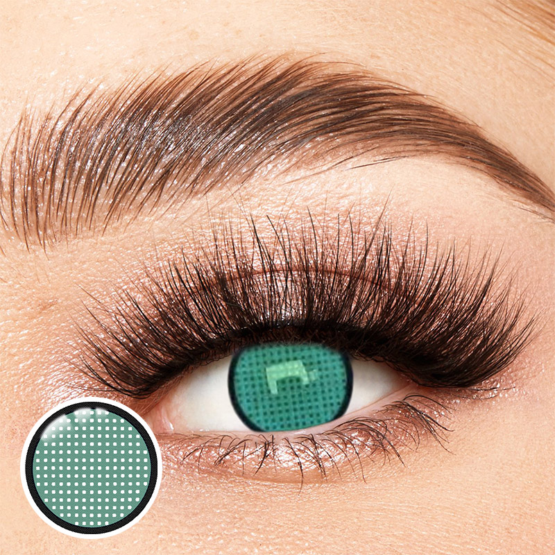 Mesh Green Costume Yearly Contact Lenses