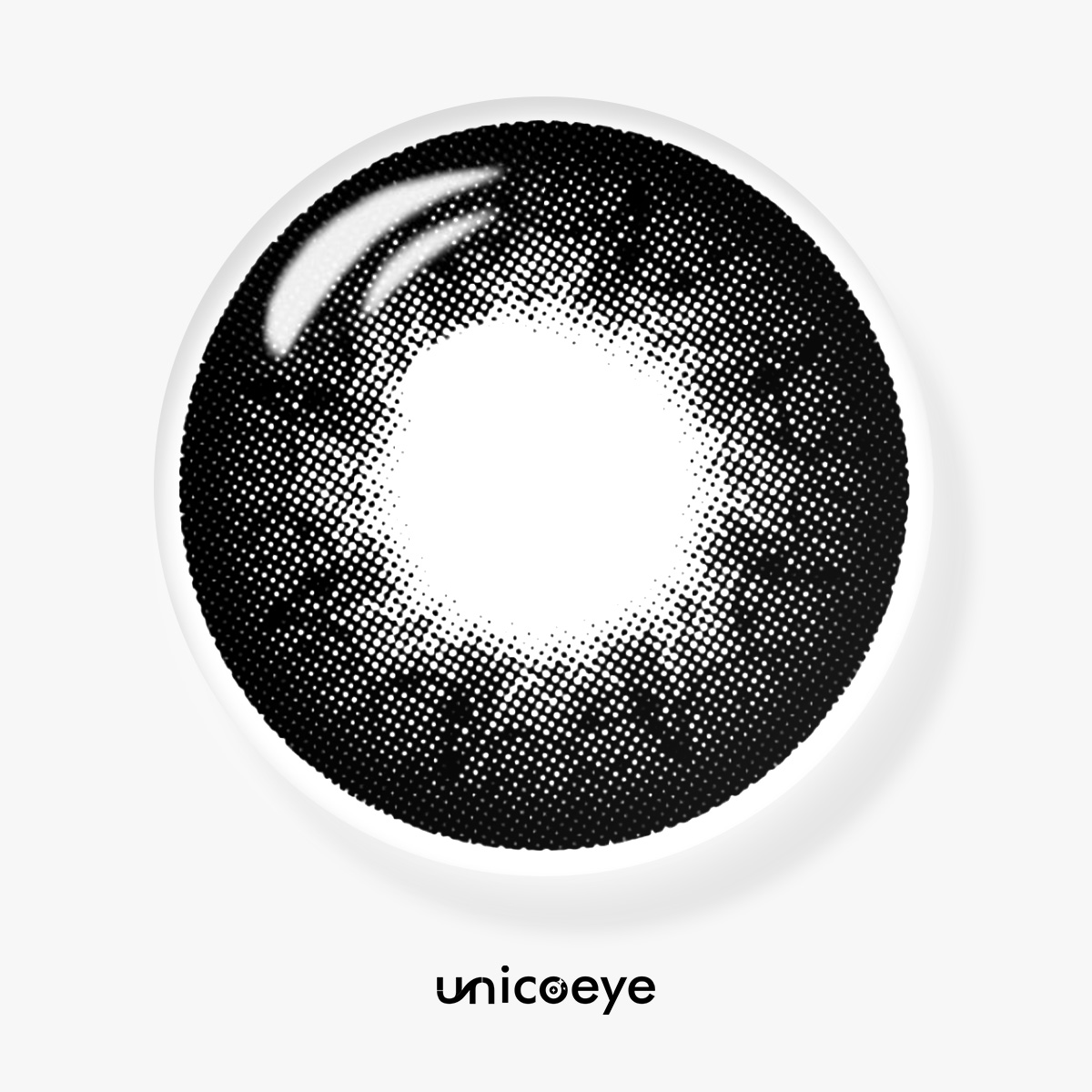 Chamomile Black Yearly Contact Lenses | 2 Pcs