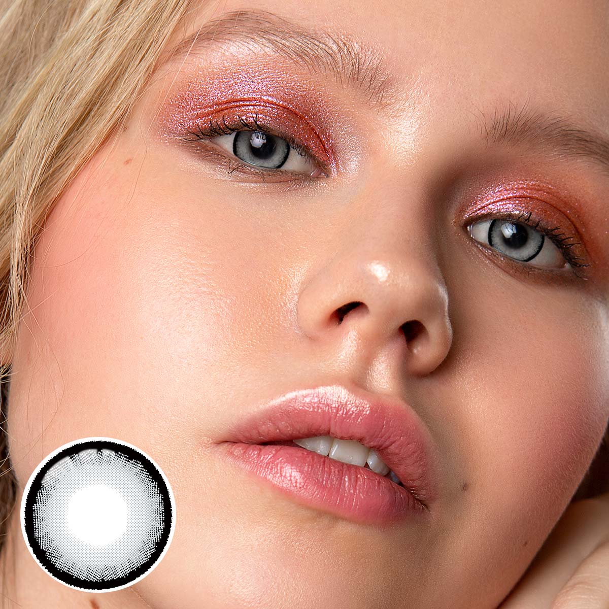 Saint Deer Gray Prescription Yearly Contact Lenses