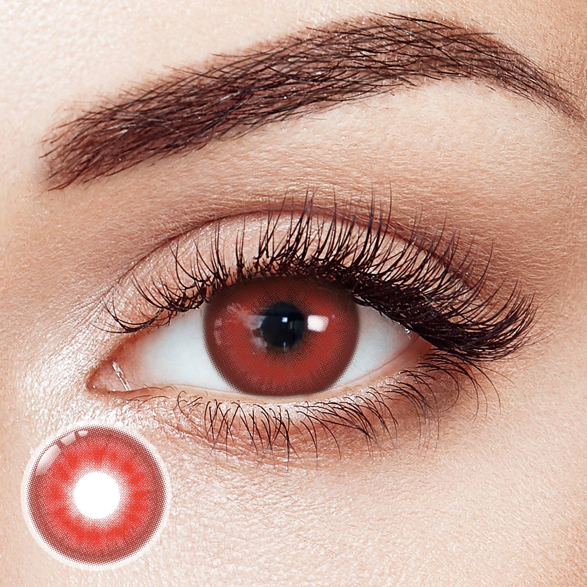 Zodiac Red Prescription 6 Months Contact Lenses | 2pcs