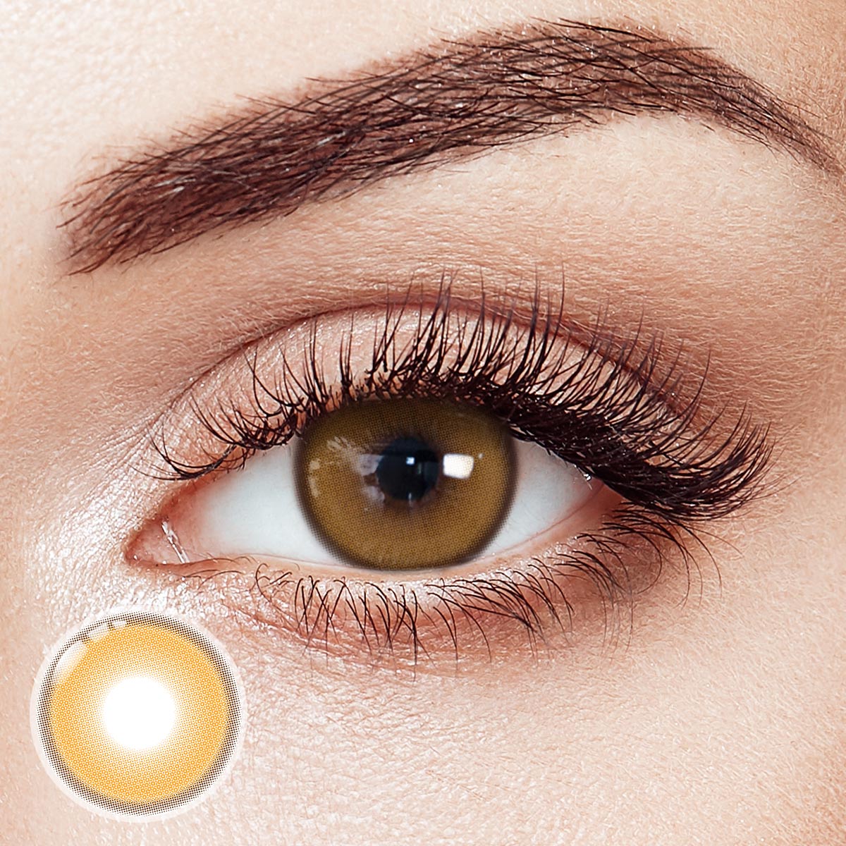 Drift Yellow Prescription Daily Contact Lenses | 2 Pcs