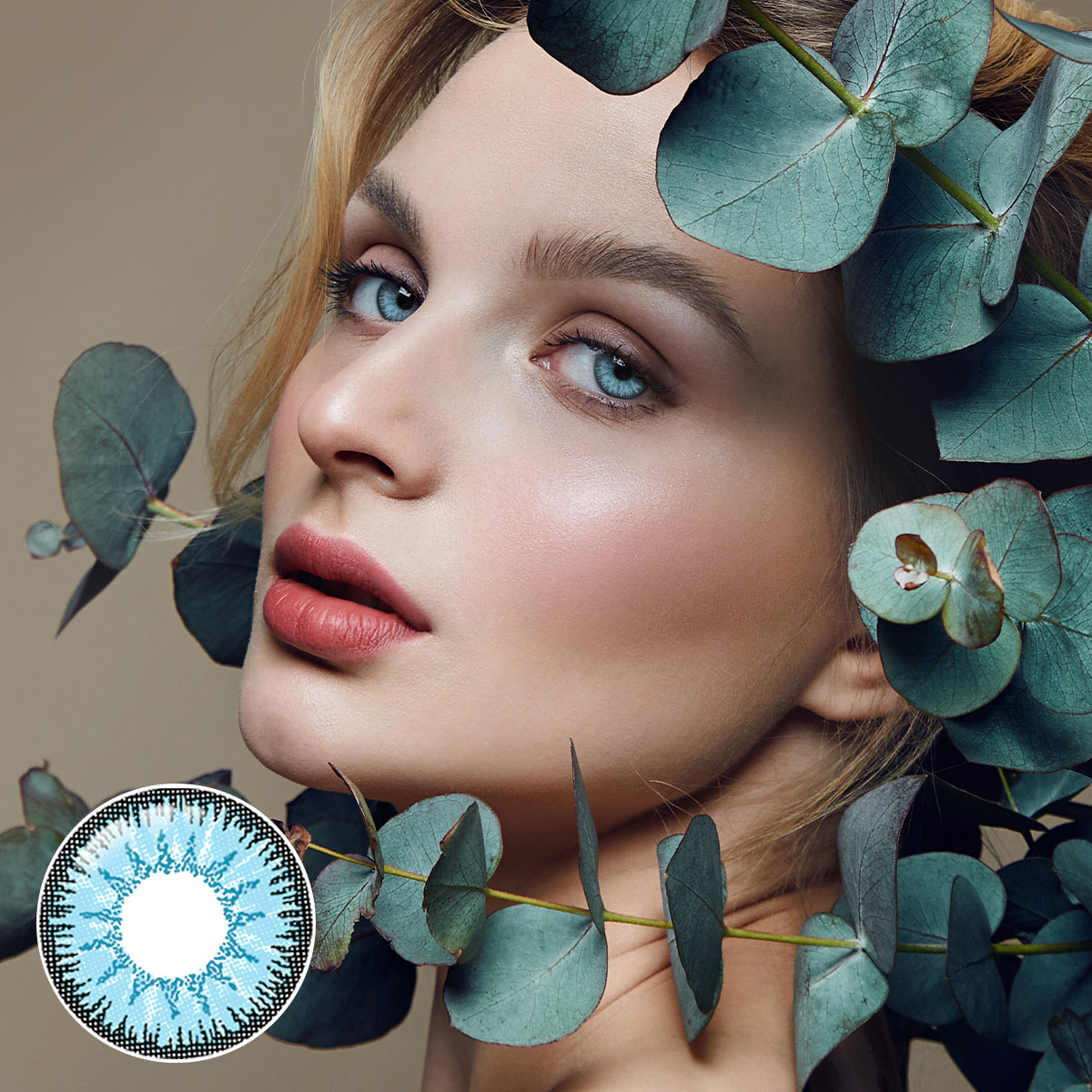 Vika Blue Yearly Contact Lenses