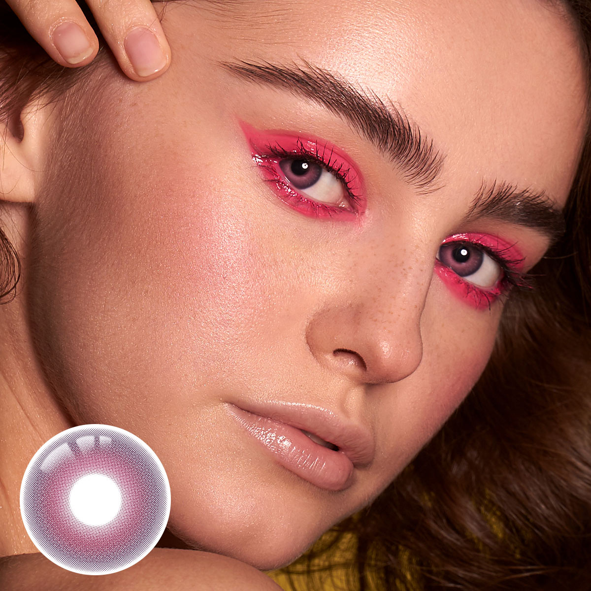 Pigment Purple Yearly Contact Lenses