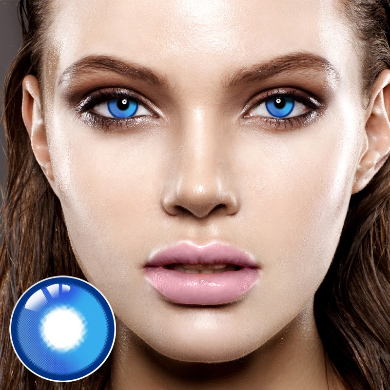 Aureole Blue Prescription 6 Months Contact Lenses | 2 Pcs