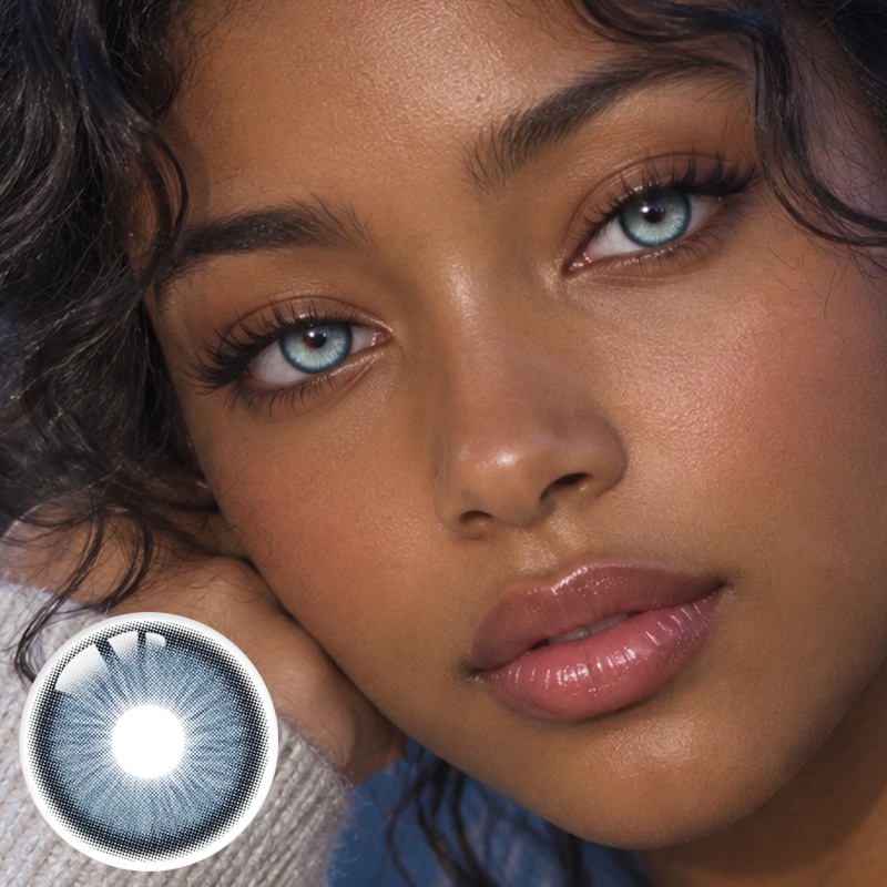Najia Blue 6 Months Contact Lenses | 2 Pcs