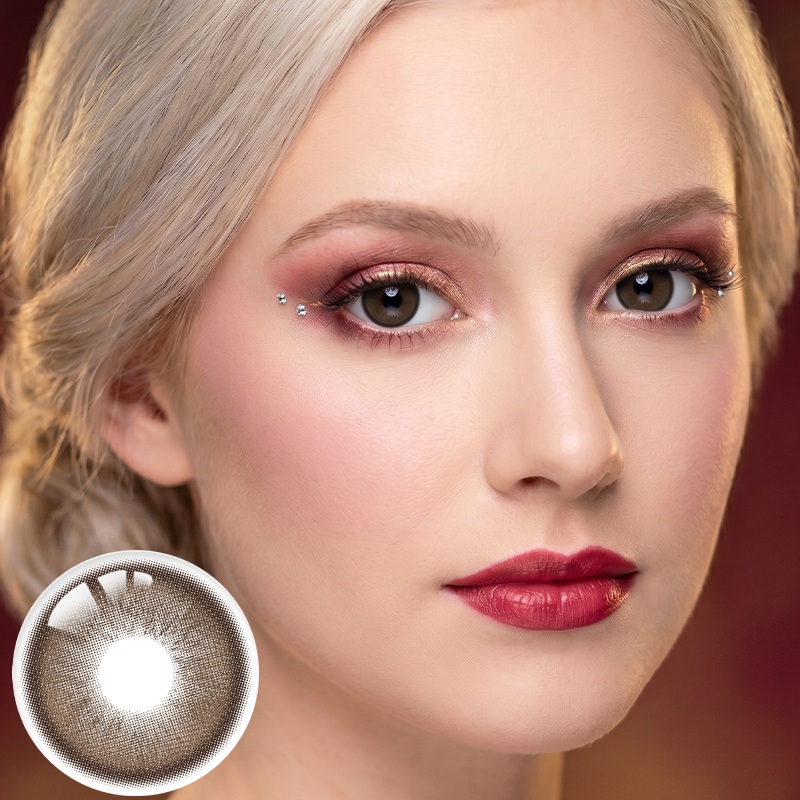 Tangerine Velvet Brown 6 Month Contact Lenses | 2 Pcs