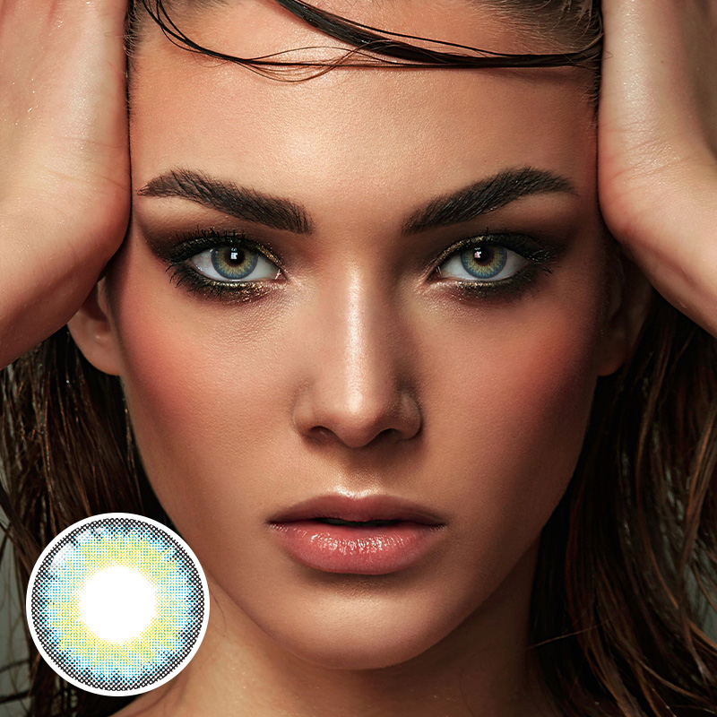 Weave Blue 6 Months Contact Lenses | 2 Pcs