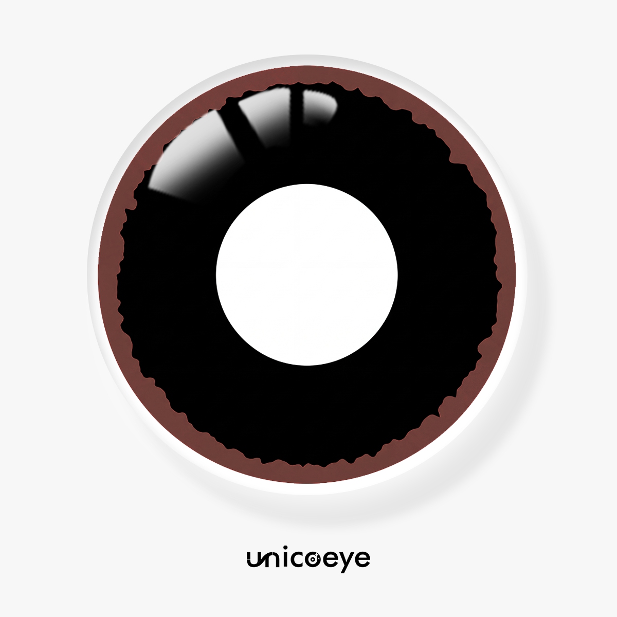 Crimson Maw Black Costume Yearly Contact Lenses | 2 Pcs