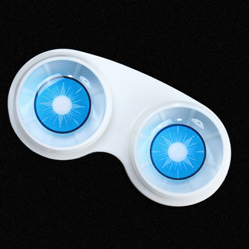 Frozen Blue Costume 6 Months Contact Lenses