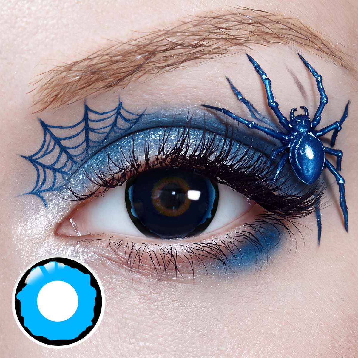 Royal Abyss Blue Costume Yearly Contact Lenses | 2 Pcs