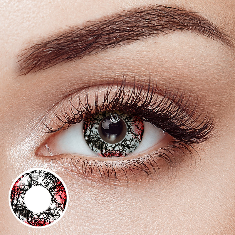 Demon Black Costume Yearly Contact Lenses