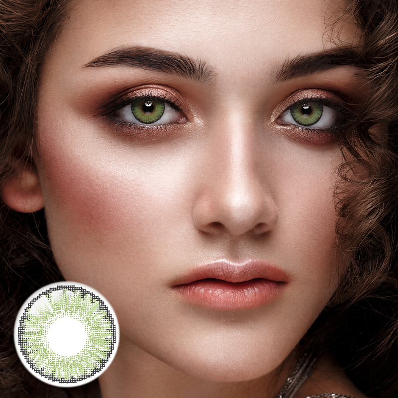 Ancient Grove Green 6 Months Contact Lenses | 2 Pcs